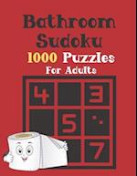 Bathroom Sudoku 1000 Puzzles for Adults