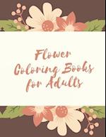 Flower Coloring Books for Adults
