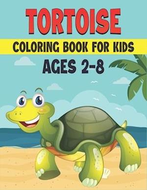 Tortoise Coloring Book For Kids Ages 2-8