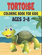 Tortoise Coloring Book For Kids Ages 2-8