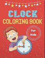 Clock Coloring Book For Kids