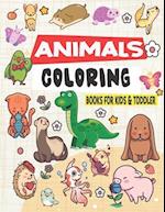 Animal Coloring Book for Kids & Toddlers