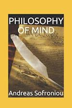 PHILOSOPHY OF MIND 