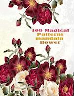 100 Magical Patterns mandala flower