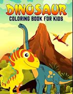 Dinosaur Coloring Book for Kids: Fun and Unique Coloring Activity Book for Boys, Girls, Toddler, Preschooler & Kids | Ages 4-8 