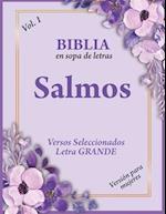 Biblia en Sopa de Letras Versos Seleccionados Letra Grande Versión para mujeres Vol.1