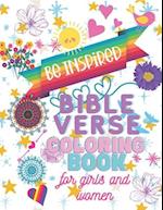 Be Inspired - Bible Verse Coloring Book for Girls and Women