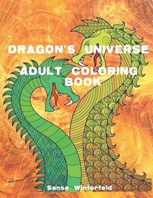 Dragon's Universe Adult Coloring Book