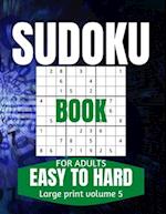 Sudoku Book For Adults Easy To Hard