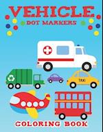 Vehicle Dot Markers Coloring Book