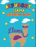 Alphabet Liama Coloring Book