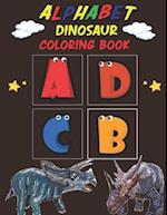 Alphabet Dinosaur Coloring Book