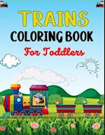 TRAINS COLORING BOOK For Toddlers