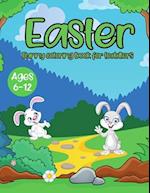 Easter bunny coloring book for toddlers ages 6-12