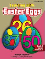 Learning With Easter Eggs - Book 4 - Eggs with Numbers 26-50 - 2Years+Mommies 