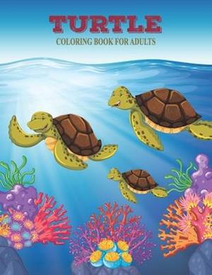 Turtle Coloring Book For Adults