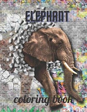 Elephant coloring book