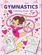 Gymnastics coloring book: Gymnastics coloring for girls 