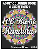 100 Basic Mandalas Midnight Edition