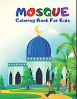 Mosque Coloring Book For Kids