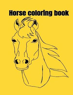 Horse coloring book