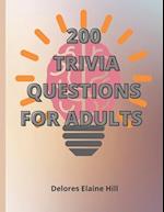 200 Trivia Questions For Adults