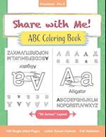 Share with Me! ABC Coloring Book