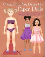 Color, Cut, Play Dress Up Paper Dolls, Fabulous Party