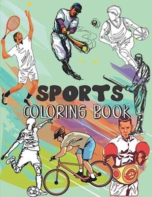 Sports coloring book