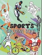 Sports coloring book