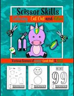 Scissor Skills Coloring, Cut Out and Glue