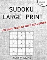 Sudoku Large Print 100 Easy Puzzles With Solutions: Sudoku Puzzle Pack For Adults To Keep Brain Healthy 