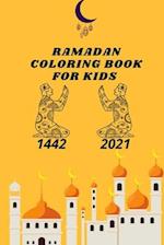 Ramadan Coloring Book For Kids 1442: Ramadan Activity Book , Islamic books for kids - 45 Unique - 6 × 9 in. 