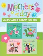 mothers day card coloring book for kids