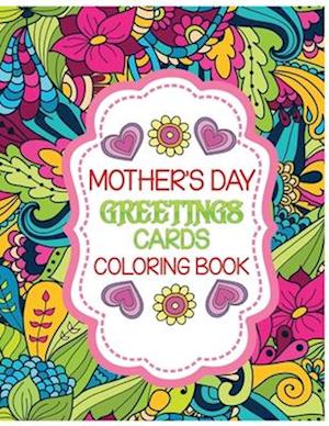 mother's day greetings cards coloring book