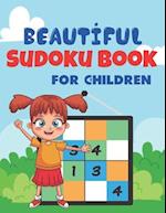 Beautiful sudoku book for children: Brain Games Fun Sudoku for Children Includes Instructions and Solutions 