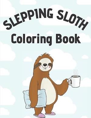 Slepping Sloth Coloring Book