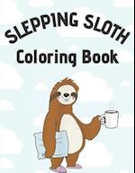 Slepping Sloth Coloring Book