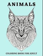 Animals Coloring Book for Adult