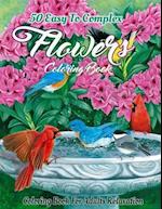 Flowers Coloring Book for Adults