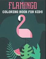 Flamingo Coloring Book For Kids