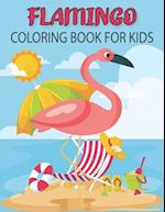 Flamingo Coloring Book For Kids