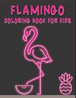 Flamingo Coloring Book For Kids