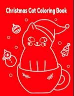 Christmas Cat Coloring Book