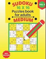 Sudoku 16 X 16 Puzzles medium - volume_4