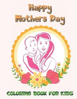 Mom And Me Coloring Book For Kids