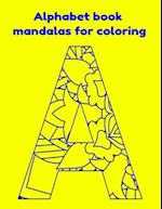 Alphabet book mandalas for coloring