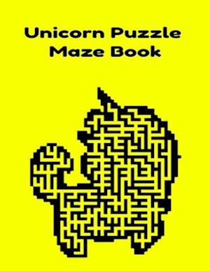 Unicorn Puzzle Maze Book