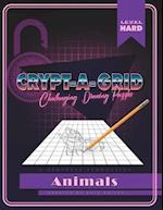 Crypt-a-grid: Challenging drawing puzzels 