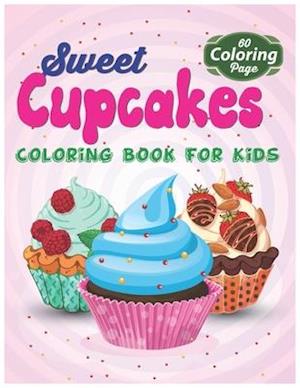 Sweet Cupcakes Coloring Book For Kids